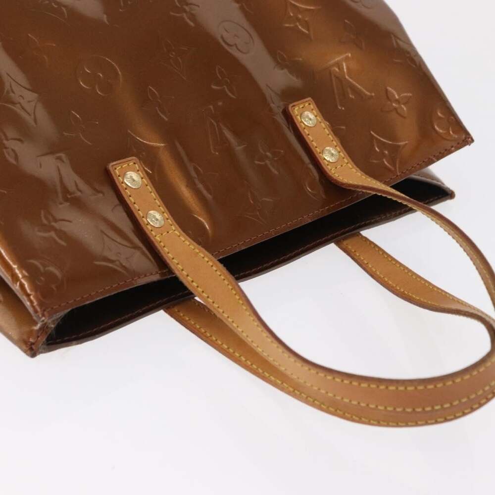 Louis Vuitton Monogram Vernis Reade MM Handbag Bronze - Picture 5 of 16